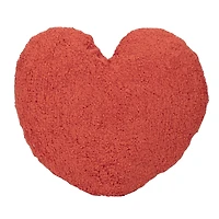 Hello Honey® Red, Yellow & Blue Cotton Tufted Heart Pillow Set