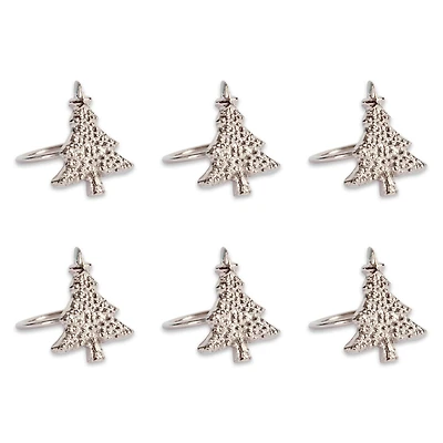 DII® Christmas Tree Napkin Rings, 6ct.