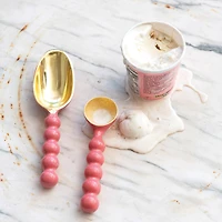 Hello Honey® 9.25" Pink & Gold Enameled Aluminum Ice Cream Scoop