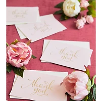 Blush & Gold Thank You Cards & Envelopes By Celebrate It™