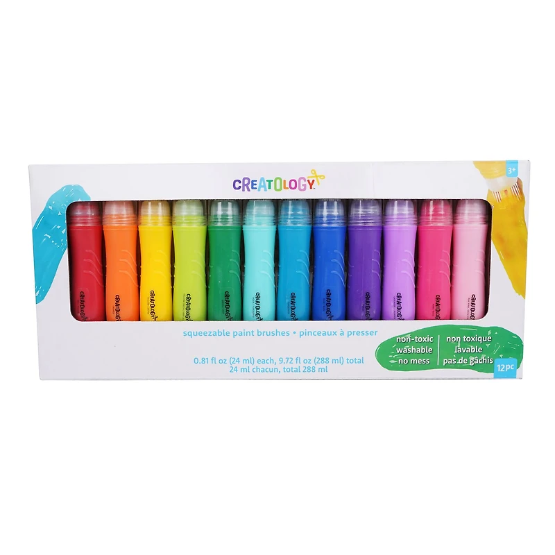 Squeezable Paint Brushes by Creatology™, 12ct.
