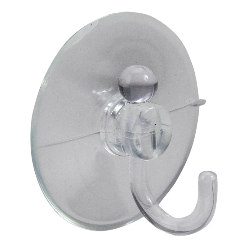 2.5" Clear Large Hanging Christmas Suction Cup Hooks, 2ct.