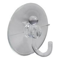 2.5" Clear Large Hanging Christmas Suction Cup Hooks, 2ct.