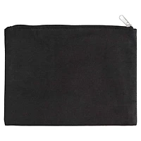 12 Pack: 10" x 8" Black Canvas Pouch by Make Market®