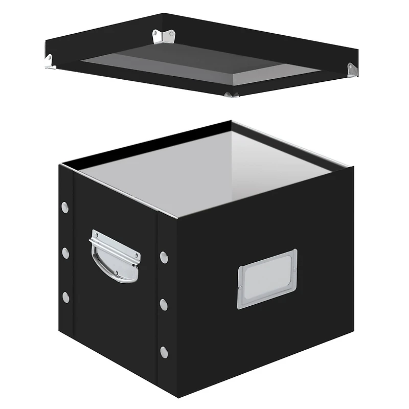 Snap-N-Store Black Letter File Box