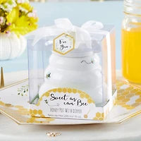 Kate Aspen® Sweet As Can Bee Ceramic Honey Pot