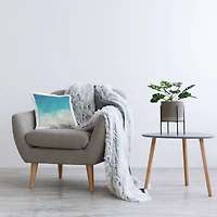 Stupell Industries Aerial Beach Coast Shoreline View Throw Pillow, 18" x 18"