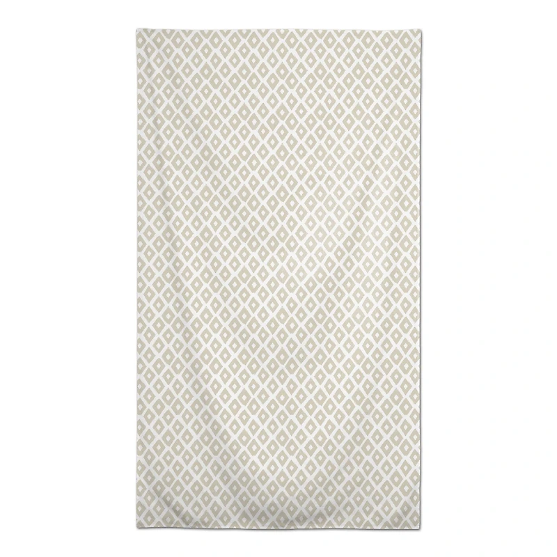 Gray Brush Diamond Tablecloth