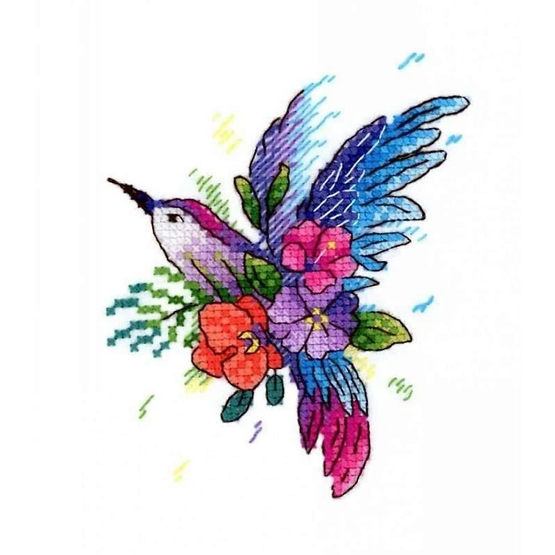 MP Studia Hummingbird Cross Stitch Kit