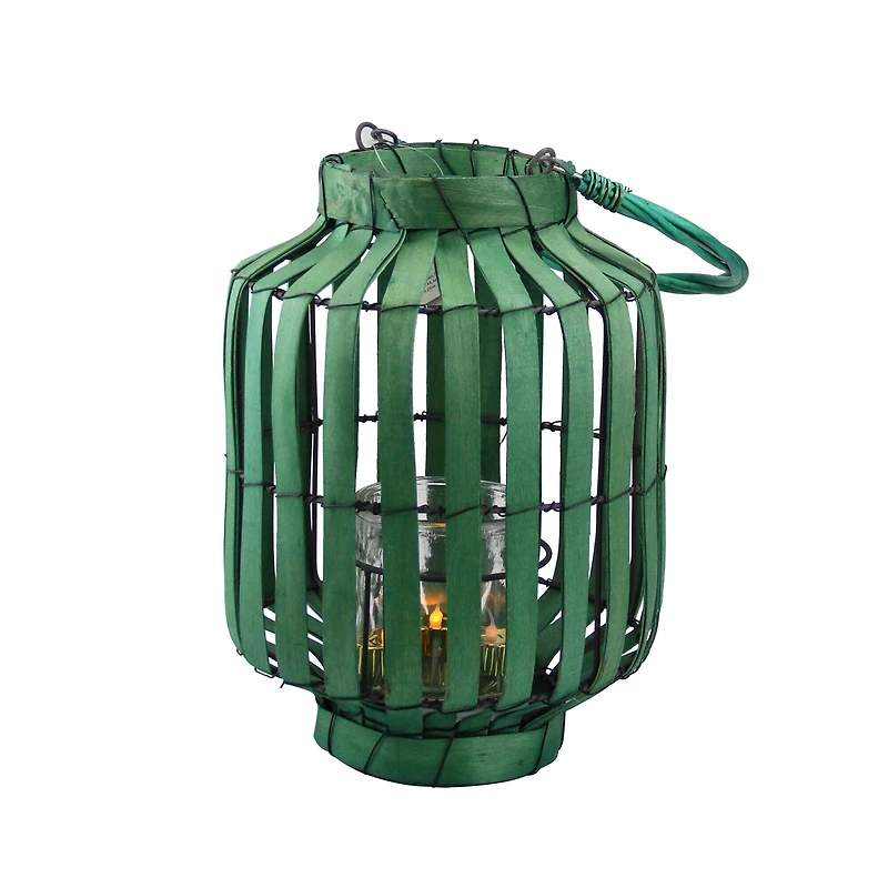 20" Tropicalia Tiki Bar Votive Candle Holder Lantern