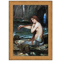 Design Toscano A Mermaid 1901 Canvas Replica Painting Wall Décor