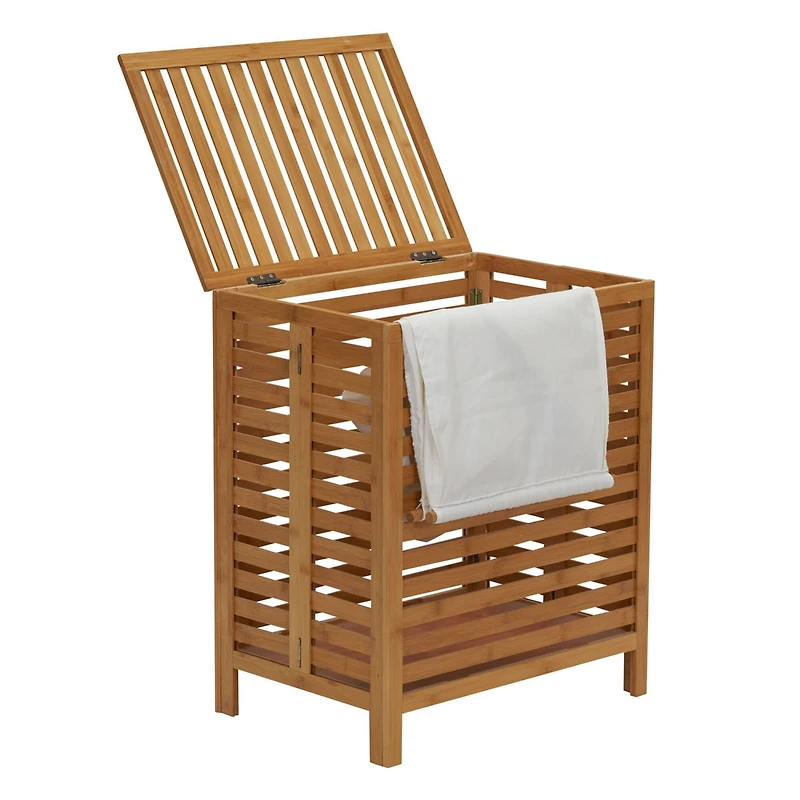 Household Essentials Bamboo Laundry Hamper