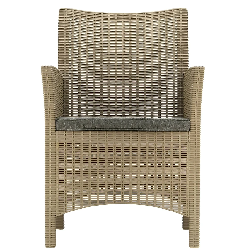 Cardiff Collection Gray All-Weather Conversation Set