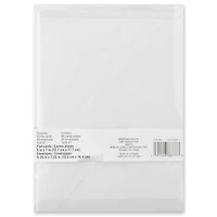 Silver Border Flat Cards & Envelopes by Recollections