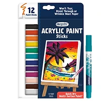 Crayola® Acrylic Paint Doodle Sticks, 2 Packs of 12