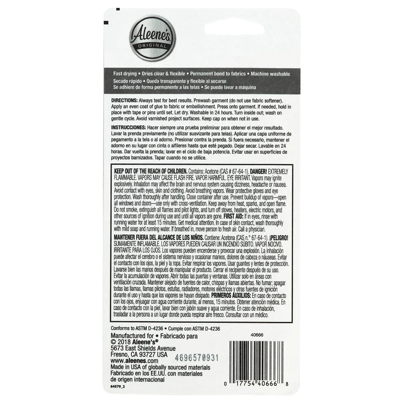 Aleene's® Quick Dry Fabric Fusion