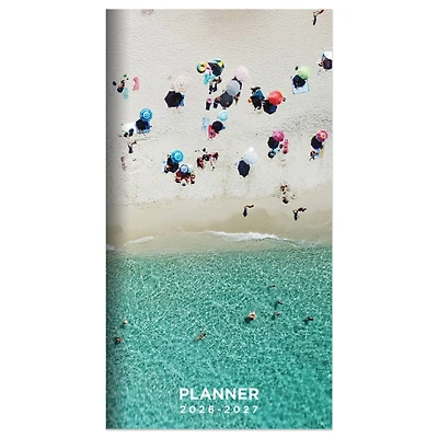 2026-2027 Beaches Small Monthly Pocket Planner