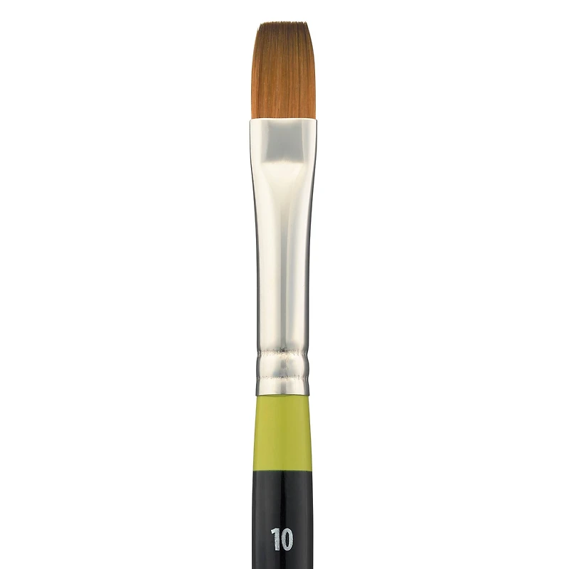 Golden Taklon Short Handle Flat Shader Brush by Artist's Loft™ Vienna