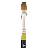 Golden Taklon Short Handle Flat Shader Brush by Artist's Loft™ Vienna
