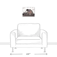 Distressed Barn Flag Canvas Wall Art