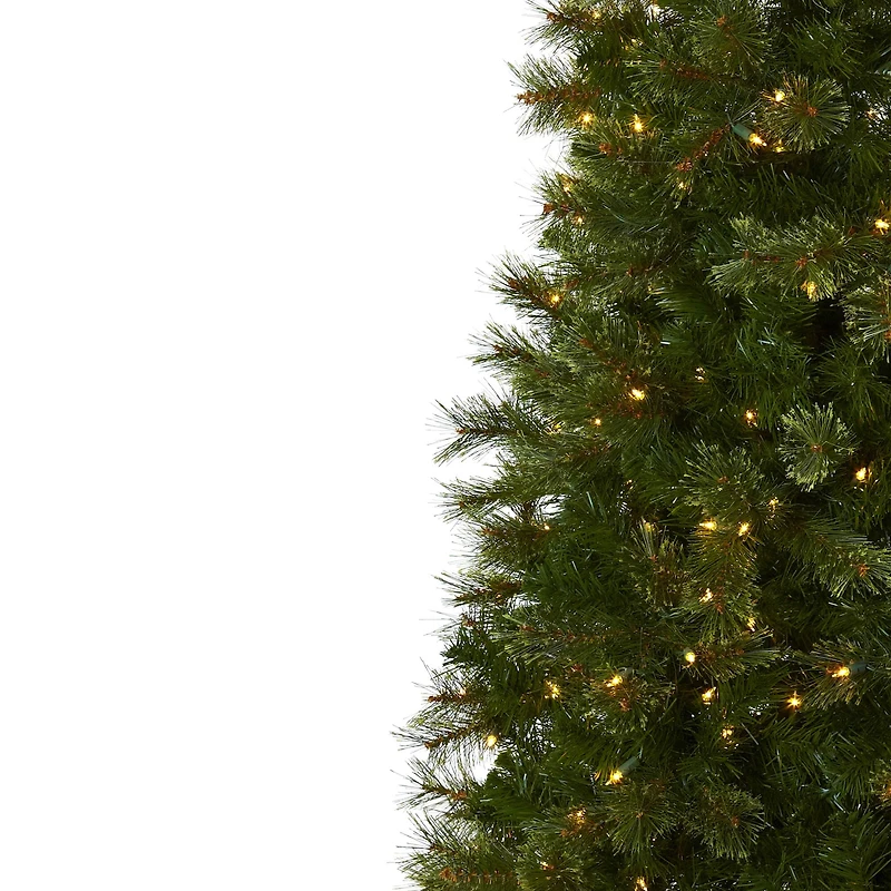7.5ft. Pre-Lit Cashmere Fir Artificial Christmas Tree, Clear Lights