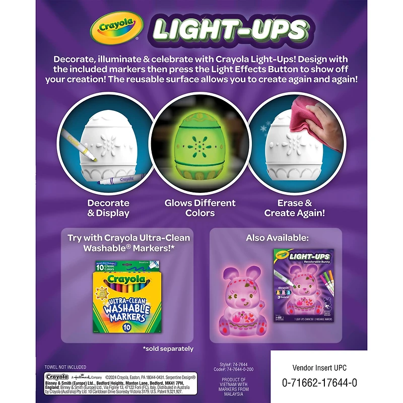 Crayola® Egg Light Ups, Pack of 2