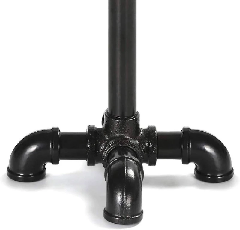 Black Standing Kitchen Industrial Pipe Paper Towel Holder