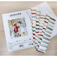 Letistitch Winter Playtime Counted Cross Stitch Kit