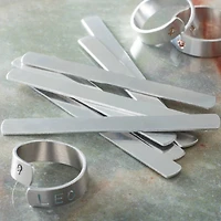 ImpressArt® Aluminum Ring Blanks, 6.3mm x 76mm