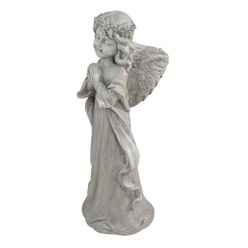 21" Angel in Prayer Outdoor Garden Planter Statue