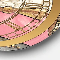 Designart 'Gold Fabulous Life Style I Glam Wall Clock