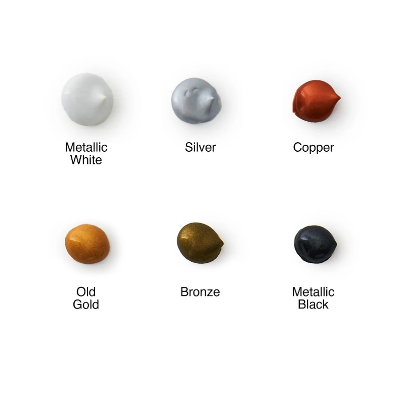 Artist's Loft® Metallic Acrylic Paint Set, 6 Count