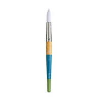 Princeton™ Snap!™ Series 9850 White Taklon Short Handle Round Brush