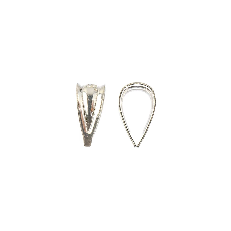 Sterling Silver Small Bails, 4ct. by Bead Landing™