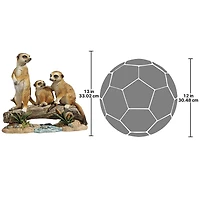 Design Toscano 13" The Meerkat Clan Statue