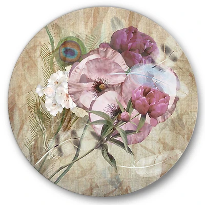 Designart - Iris Bouquet Floral Design