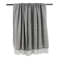 DII® Gray Arrowhead Woven Throw