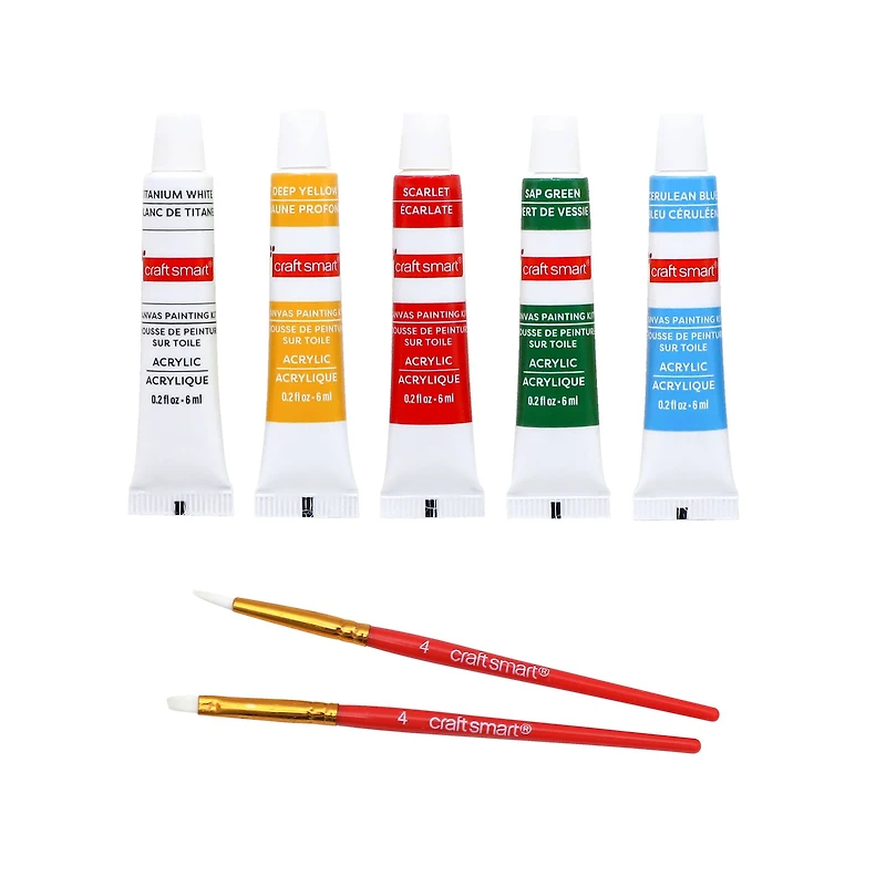 5" x 5" Log Cabin Canvas Painting Kit by Artist's Loft™