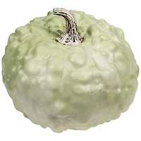 7.5" Green Textured Pumpkin Tabletop Décor