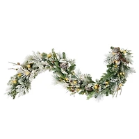 Haute Décor 6ft. Pre-Lit LED Snowfall Creek Garland
