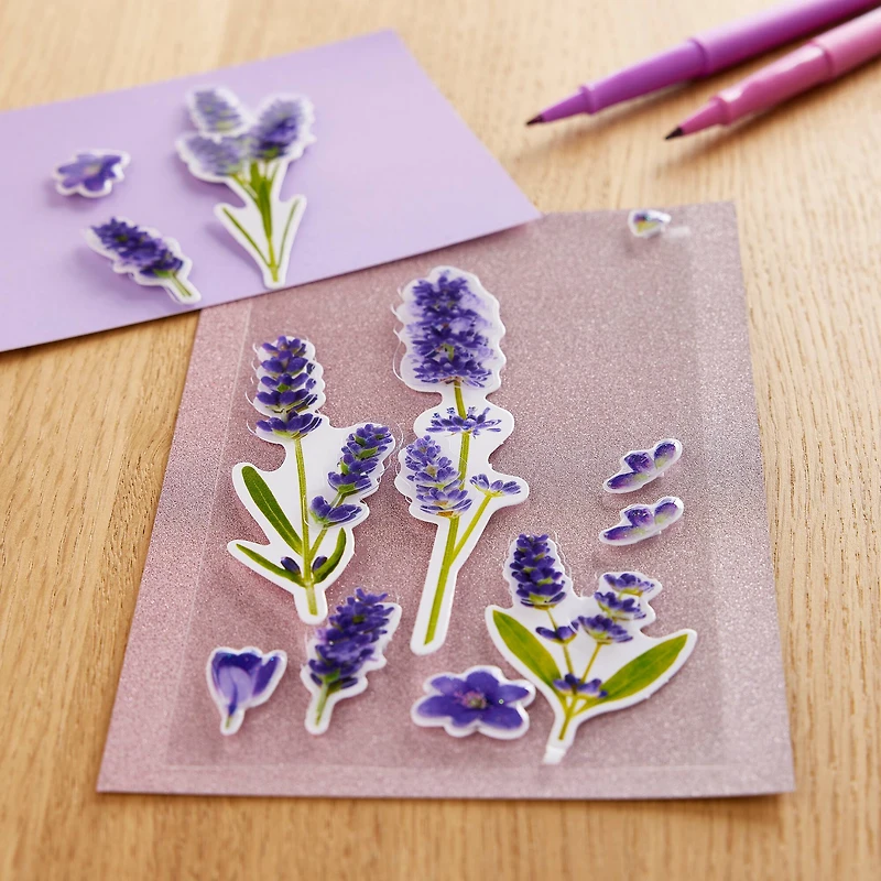 Lavender Dimensional Stickers by Recollections™