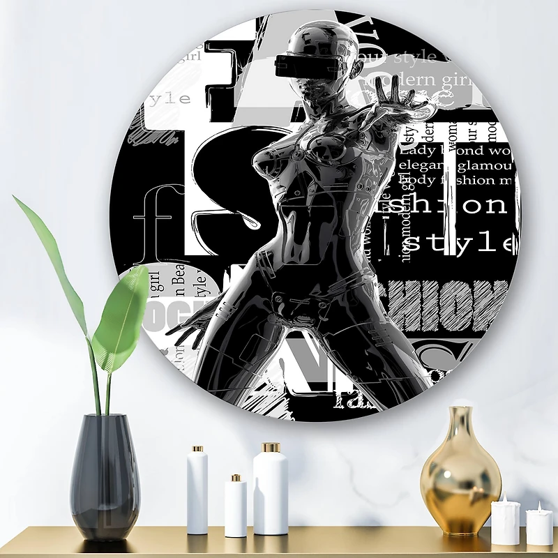 Designart - Monochrome Cyborg Body II