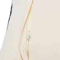 Hello Honey® Black & White Pattern Woven Wool & Cotton Pillow