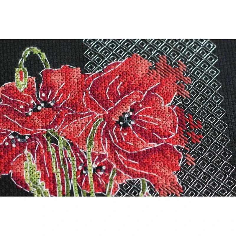 Abris Art Poppies Cross Stitch Kit