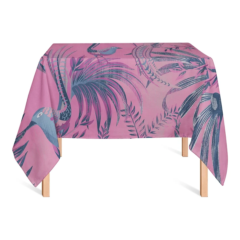 Peacock Pattern 58" x 58" Tablecloth