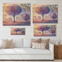 Designart - Colourful Trees Impression II