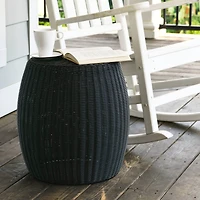 Household Essentials 18" Woven Storage End Table