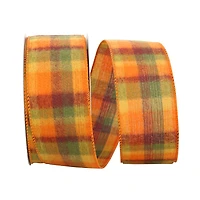 2.5" x 20yd. Reliant Wired Flannel Peak Plaid Ribbon