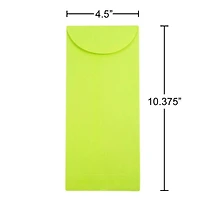 JAM Paper #11 Ultra Lime Green Policy Envelopes