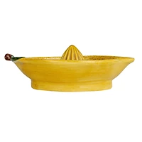 Hello Honey® 6" Countryside Citrus Stoneware Lemon Juicer
